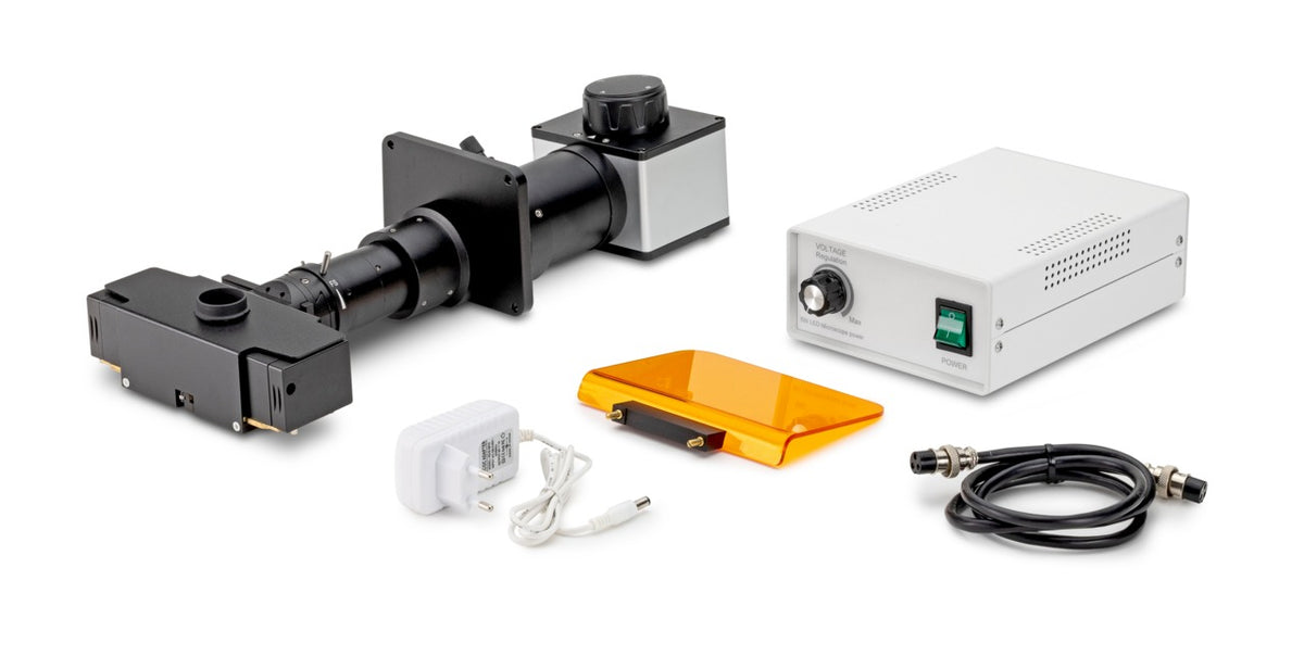 Kern fluorescentie-eenheid 5 W LED (B/G/V/UV) omgekeerd OBB-A1632