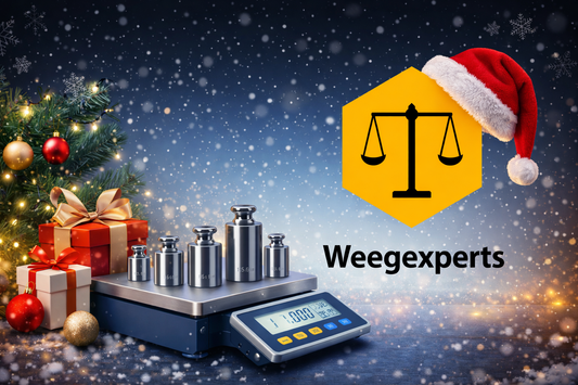 Weegschaal kerstmis