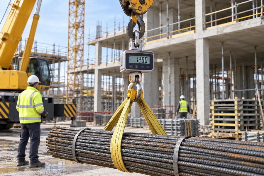 Scales and force gauges for construction