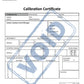 Adam Calibration Certificate