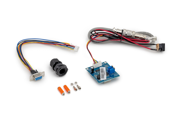 Analogue module 0–10 V, must be ordered at purchase, not in combination met signal lamp or rechargeable accupack