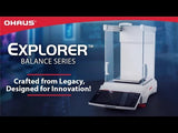 Video van OHAUS Explorer Plus analytische precisieweegschaal