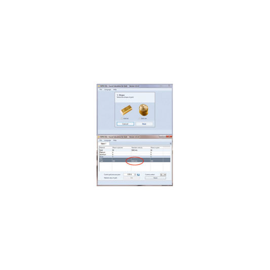KERN Sauter Materiaaldiktemeter TN GOLD 80