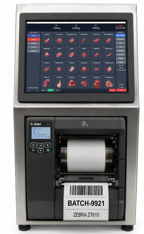 WPL1050 – Touchscreen systeem voor wegen & etiketteren